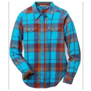Kavu Billie jean Plaid Button Down Shirt